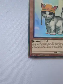 Rescue Cat 1st Edition Prismatic Collector's Rare RA02-EN001 Yu-Gi-Oh! - Image 4