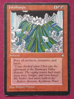 Magic The Gathering ICE AGE JOKULHAUPS red card MTG - Image 1