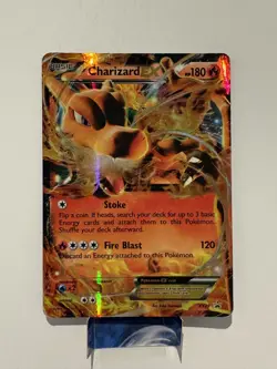 Pokemon TCG Charizard EX XY29 Promo Card MP - Image 1
