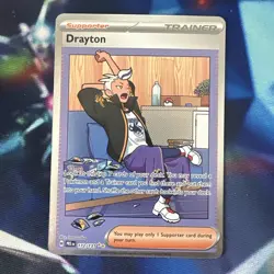 Pokemon TCG Prismatic Evolutions Drayton Card 172/131 - Image 1