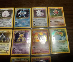 Portuguese Base Set Pokemon Card Lot Heavy - Mod Play - Image 2