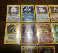 Portuguese Base Set Pokemon Card Lot Heavy - Mod Play - Image 3