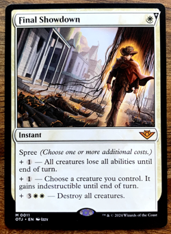 Magic The Gathering Card Final Showdown - Outlaws of Thunder Junction MTG NM - Image 1