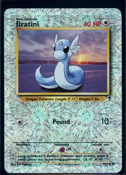 Pokemon LEGENDARY COLLECTION - #72/110 Dratini - Reverse Holo - ENG - LP - Image 1