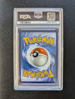 Pokemon Team Rocket's Meowth 203/182 DRI Illustration Rare PSA 8 NM-MINT - Image 2