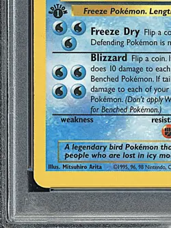 ARTICUNO 1999 Pokemon Fossil 1st Edition #17 - PSA 6 - Image 5