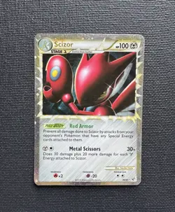 Scizor Prime 84/90 - HGSS3: Undaunted Ultra Rare Holo Pokemon 2010 LP - Image 1