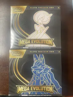 Pokemon Mega Evolution (ME01) Elite Trainer Box ETB Set of 2 New Sealed - Image 1