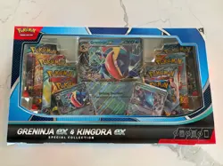 Pokemon TCG Shrouded Fable Greninja & Kingdra EX Special Collection - Image 1
