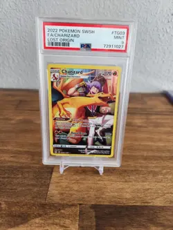 Charizard Full Art #TG03 Trainer Gallery PSA 9 MINT Pokemon Lost Origin 2022 EN - Image 1