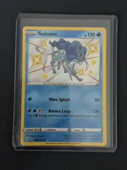Pokemon Suicune Sv022/Sv122 Shining Fates: Shiny Vault Holo - Image 1