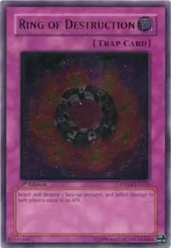 Yugioh! Ring of Destruction DPKB-EN036 Ultimate Rare 1st Edition Near Mint - Image 1