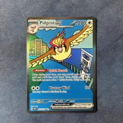 Pokemon TCG Pidgeot EX 225/197 Obsidian Flames Special Illustration Rare Card - Image 1