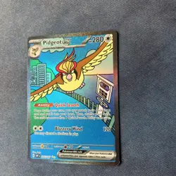 Pokemon TCG Pidgeot EX 225/197 Obsidian Flames Special Illustration Rare Card - Image 3
