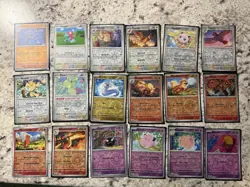 Pokemon 151 Trading Card REVERSE HOLO LOT No Doubles - Image 2