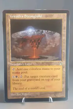 MTG Volrath's Stronghold Rare Magic The Gathering Reserved List Stronghold 1998 - Image 1