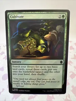 Cultivate (Surge Foil) Commander: Teenage Mutant Ninja Turtles Foil - Image 1