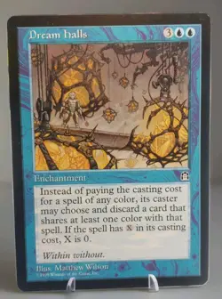 MTG Dream Halls Stronghold Rare Enchantment Reserved Magic The Gathering - Image 1