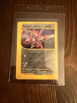 Pokemon TCG 2002 Rocket’s Scizor Best of Game Promo Card #4 - Image 1