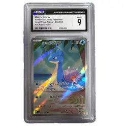 Pokemon Misty's Lapras Art Rare Holo Sv9a 072/063 CGC 9 Japanese - Image 1