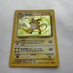 Pokemon Raichu Holo Rare 14/102 Base Set 1999 - Image 2