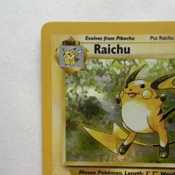 Pokemon Raichu Holo Rare 14/102 Base Set 1999 - Image 3