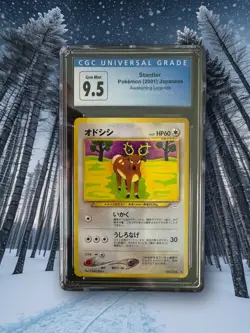 2001 Pokemon Awakening Legends Stantler Japanese CGC 9.5 GEM MINT - Image 1