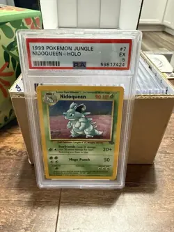 1999 Pokemon Jungle #7 Nidoqueen-Holo PSA 5 - IN HAND Free shipping - Image 1