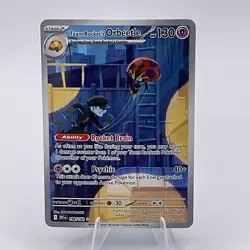 Team Rocket's Orbeetle 198/182 Gold Star Rare Full Art Holo Destined Rivals 2025 - Image 1