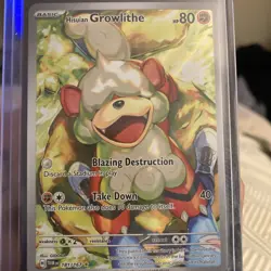 Hisuian Growlithe 181/167 Sv06: Twilight Masquerade Holo Illustration Rare - Image 1