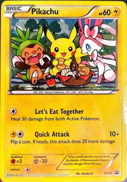 ⚡ Pokemon Pikachu XY95 Black Star Promo Holo English ⚡OFFERS ACCEPTED ⚡ - Image 1