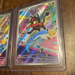 Pokemon First Partner Illustration Collection Series 1 Alolan Starters Promo Set - Image 3