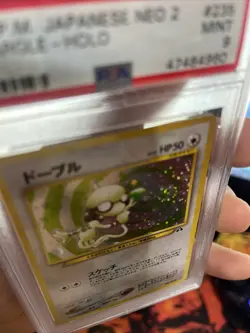 AMAZING SWIRL!! PSA 9 2000 Smeargle Holo 235 Neo 2 Discovery Pokemon Japanese - Image 5