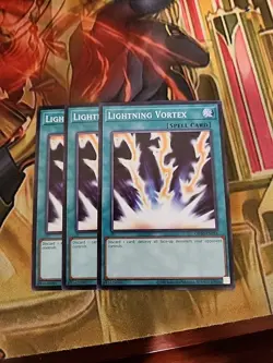 3X Lightning Vortex - OP30-EN016 Common NM Yugioh - Image 1