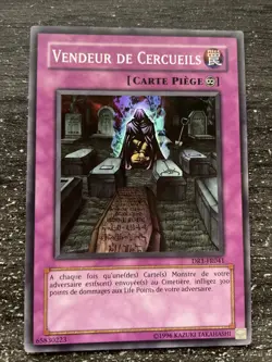 CARTE YU-GI-OH! VENDEUR DE CERCUEILS DR1-FR041 PROCHE DU NEUF/NM - Image 1