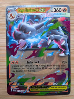Mega Charizard X ex 013/094 - Phantasmal Flames Holo Pokemon Card - Image 1