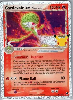 Gardevoir ex (Delta Species) 93/101 Celebrations - Pokemon Card - NM - Image 1