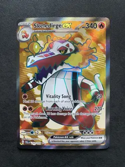 Pokemon TCG Skeledirge ex 233/193 Paldea Evolved Ultra Rare Full Art Holo - Image 1