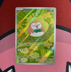 Pokemon TCG Rowlet Illustration Rare Perfect Order 090/088 - Image 1