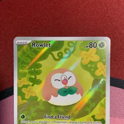 Pokemon TCG Rowlet Illustration Rare Perfect Order 090/088 - Image 2
