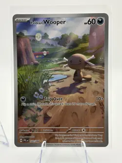 2025 Pokemon Phantasmal Flames Paldean Wooper Illustration Rare #102/094 - Image 1