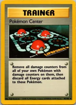 Pokemon Center Uncommon Base Set 085/102 LP - Image 1