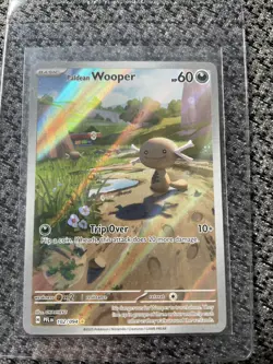 Paldean Wooper 102/094 Illustration Rare English Pokemon ME02 Phantasmal Flames - Image 1