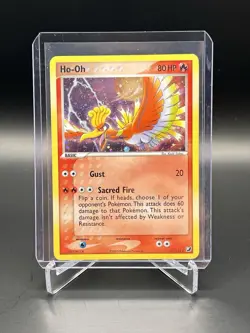 Pokemon TCG Unseen Forces Ho-Oh 27/115 Theme Deck Exclusive W/Cosmos Holo LP - Image 1