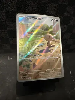 2025 Pokemon Phantasmal Flames Paldean Wooper Illustration Rare #102/094 - Image 4