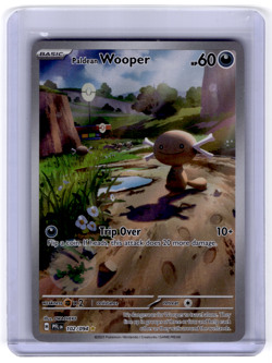 Paldean Wooper 102/094 Pokemon TCG Illustration Rare ME02: Phantasmal Flames NM - Image 1