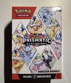 Pokemon TCG Scarlet & Violet Prismatic Evolutions Booster Bundle NEW & SEALED - Image 1