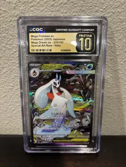 CGC 10 PRISTINE JAPANESE POKEMON 2025 Mega Froslass ex 233/193 Mega Dream ex M2a - Image 1