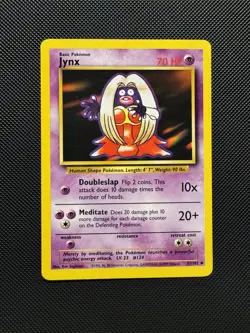 Pokemon TCG Jynx 31/202 Base Set Uncommon LP 1999 WoTC Unlimited - Image 1
