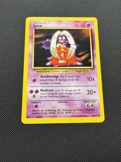 Pokemon TCG Jynx 31/202 Base Set Uncommon LP 1999 WoTC Unlimited - Image 2